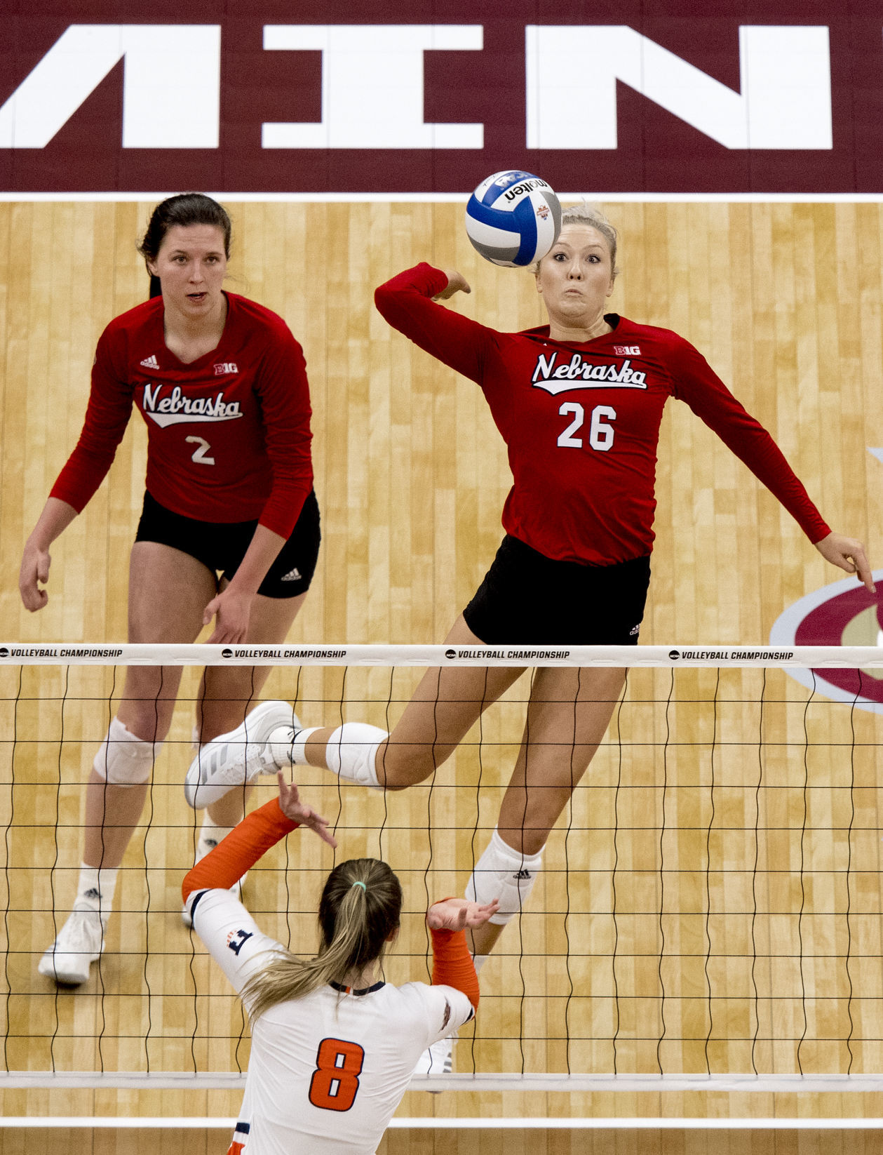 Nebraska volleyball vs. Illinois, 12.13